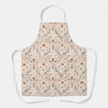 Amour-Reben-All-Over-Print-Schürze, Mittel