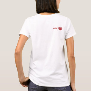 Amour roter Fingerabdruck Herz T-Shirt