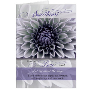 Amour Soft Lavender Fleur Romantique Anniversaire