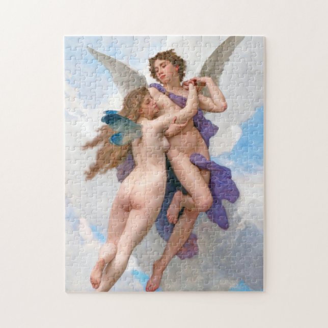 Amour und Psyche, Bouguereau (Vertikal)