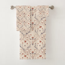 Amour Vine Handtuch-Set