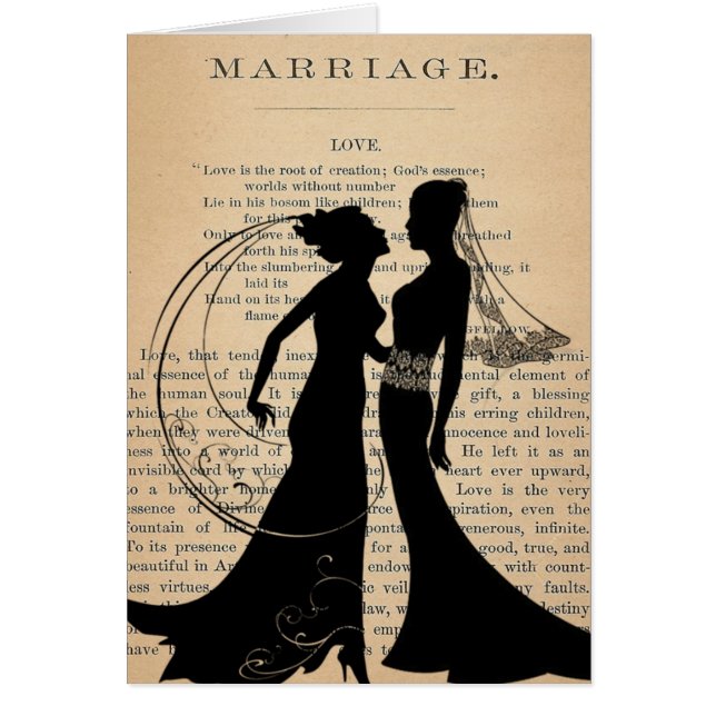Amour vintage et mariage Longfellow l'épousant (Devant)