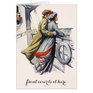 Amour vintage et romance, Nouveaux mariés sur bate