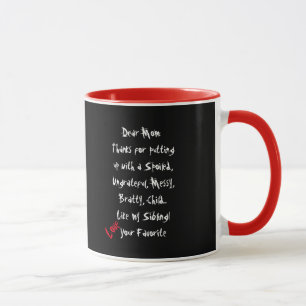Amour, votre favori ! Tasse de maman