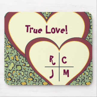 Amour vrai ! Tapis de souris