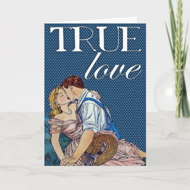 Amour vrai toujours et pour toujours la carte du (Devant)