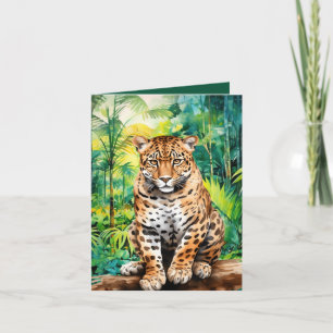 Amoureux cool de léopards de jungle 