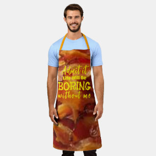 Amoureux de Bacon amusant Tabliers   Humour de via