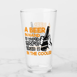 Amoureux de bière amusante art du monde Verre