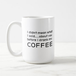 Amoureux De Café Drôle Mug De Café Phrase Humorist
