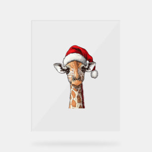 Amoureux de la Girafe de Noël Pyjama Girafe Sant