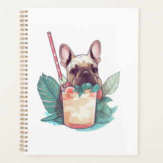 Amoureux de la plage : Frenchie Fizz Planner