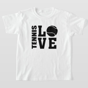Amoureux de Tennis, Amour de Tennis, T-shirt de Te
