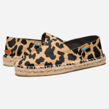 Amoureux des animaux Faux Leopard Black Print sur