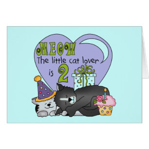 Amoureux des chats 2e anniversaire Tshirts et cade