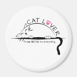 Amoureux des chats de MEOW à Eternity Magnet