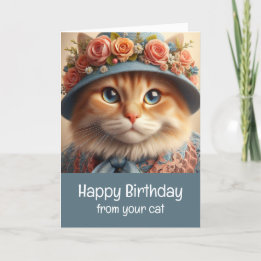 Amoureux des chats De Votre Chat Cute Bonne Carte 