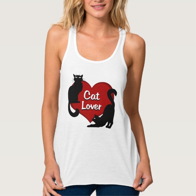 Amoureux des chats femme Débardeur Amoureux des ch (Devant)