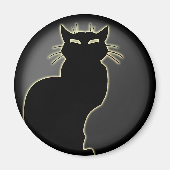 Amoureux des chats Magnet Cat Art Fridge Personnal (Devant)