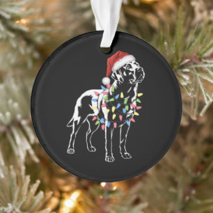 Amoureux des chiens de Noël père Noël Labrador Ret