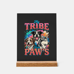 Amoureux des chiens ma tribu a des pattes