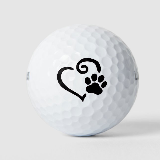 ***AMOUREUX DES CHIENS ULTIME*** BALLE DE GOLF (Devant)