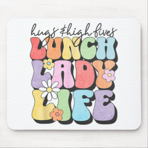 & Hochglanzlunch Lady Vibes School Appreciate Mousepad