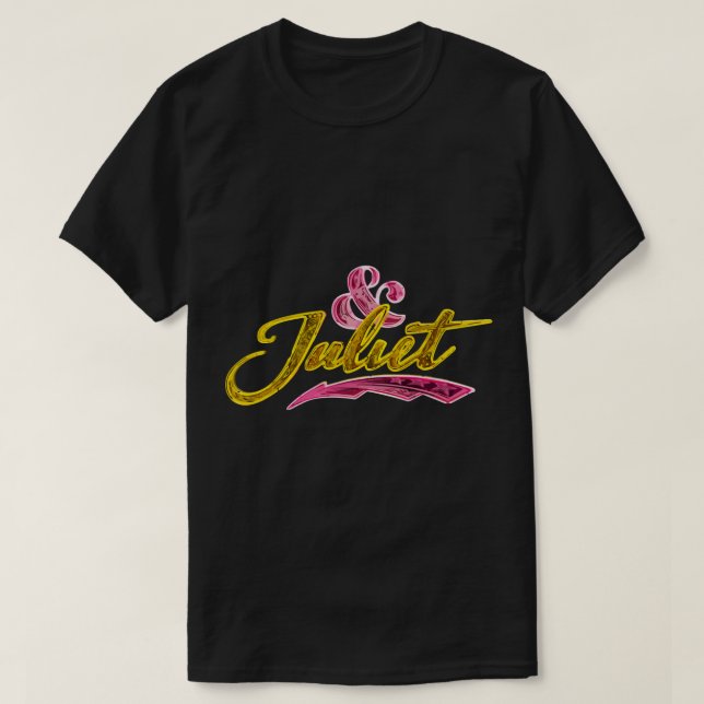 &amp; Juliet-Logo-Aufkleber T-Shirt (Design vorne)