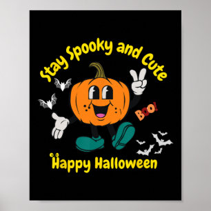 & Niedlich Halloween Pumpkin Poster