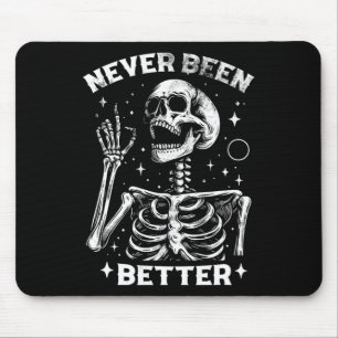 & sarkastisches Halloween war nie besser Skele Mousepad