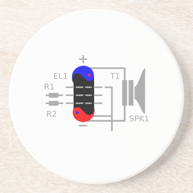 Amp Tube Untersetzer (Vorne)