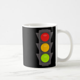Ampel Halloween Kostüm Stopp Go Rot Gelb Kaffeetasse