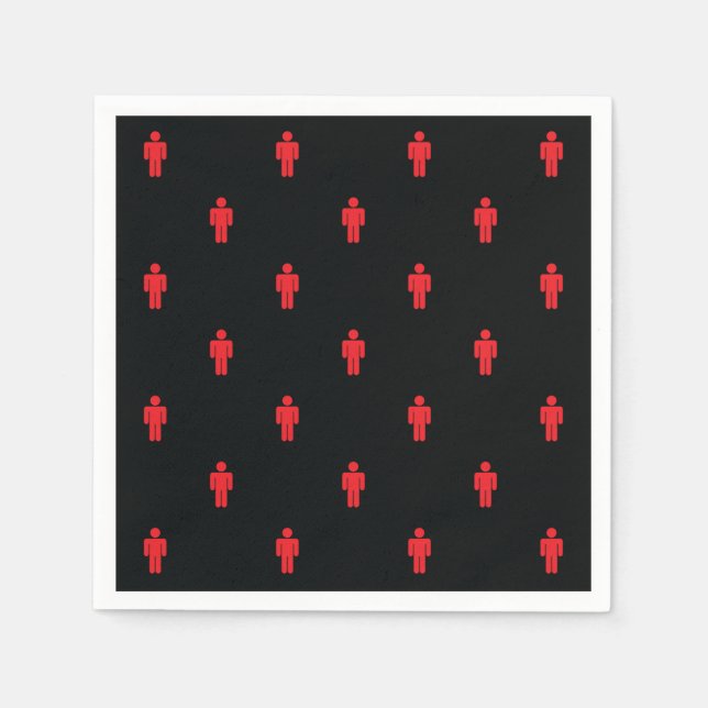 Ampel Man Napkins Serviette (Vorderseite)