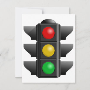 Ampel Rot Gelb Grün Signal Einladung