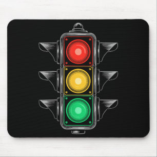 Ampel-Shirt Erwachsene Kinder Ampel-Kostüm Mousepad