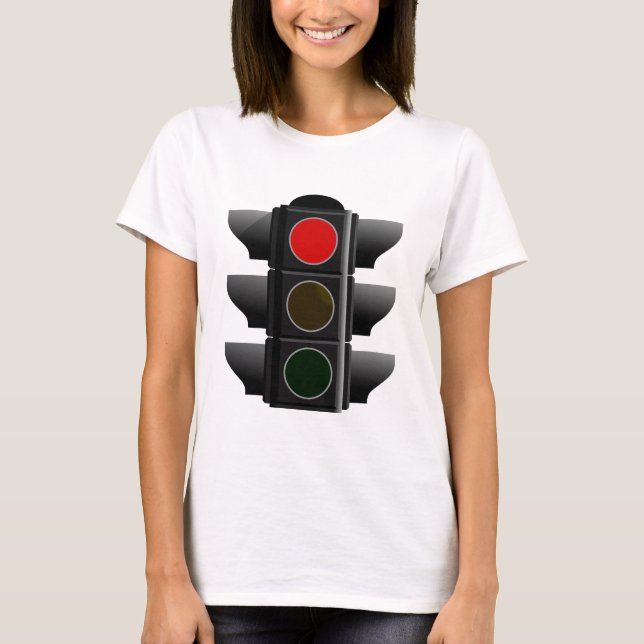 Ampel traffic light rot red T-Shirt (Vorderseite)