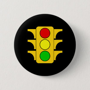 Ampelkostüm für Halloween-Auftritt Button