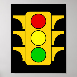 Ampelkostüm für Halloween-Auftritt Poster