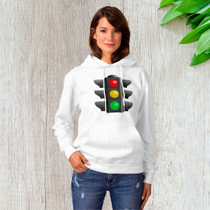 Ampelleuchten Rot-Gelb-Grün-Signal Hoodie