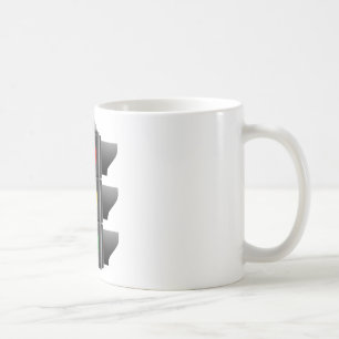 Ampelleuchten Rot-Gelb-Grün-Signal Kaffeetasse