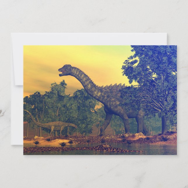 Ampelosaurus-Dinosaurier (Vorderseite)