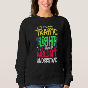 Ampelzeichen Grün Gelb Rot Stop Ampel Sweatshirt