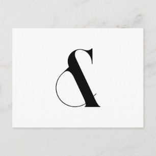 Ampere und Minimalistische moderne Kunst Postkarte