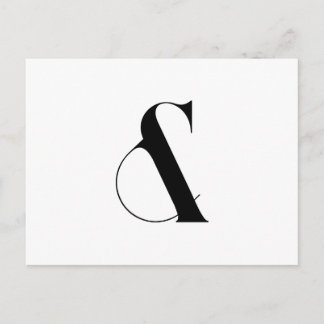 Ampere und Minimalistische moderne Kunst Postkarte