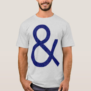 Ampersand - auf Licht strukturiert T-Shirt