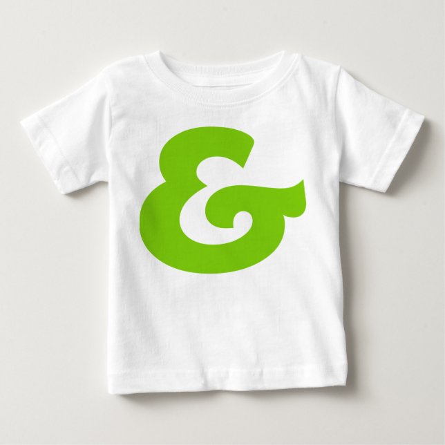 Ampersand Baby T-shirt (Vorderseite)