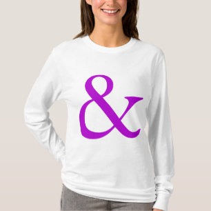 Ampersand - Lila T-Shirt