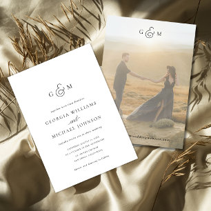 Ampersand Monogram All in one Weditation Einladung