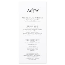 Ampersand Monogram Black & White Wedding