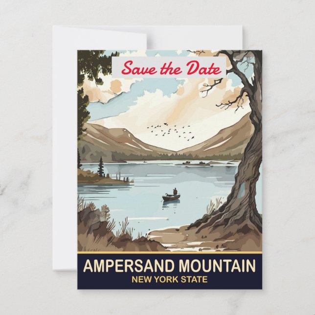 Ampersand, New Yorker Staat, Save The Date (Vorderseite)